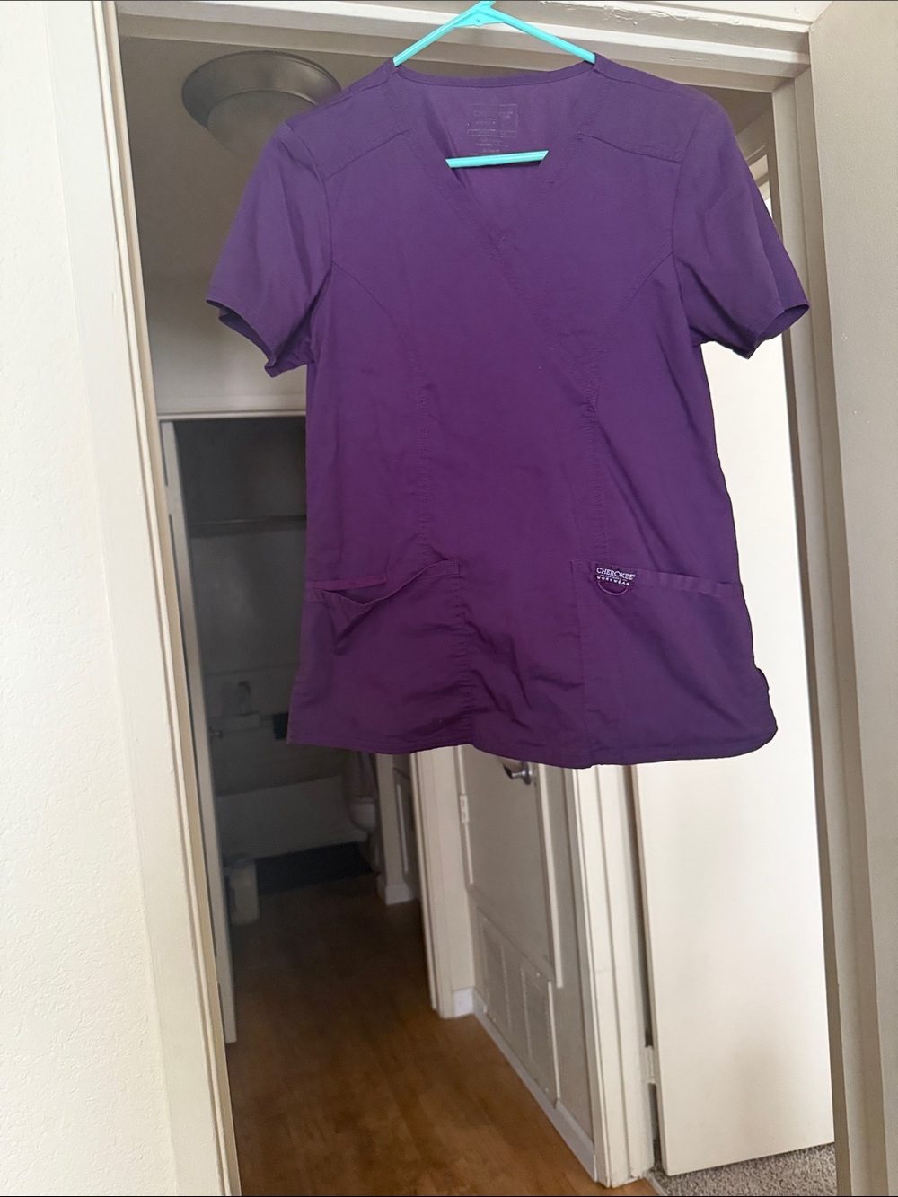 Cherokee Purple Women’s ' V-Neck Scrub Top & bottoms